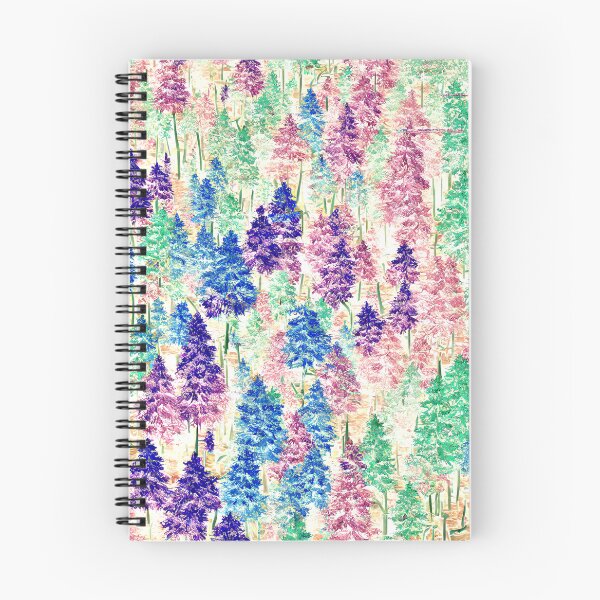Item preview, dense forest of different coloured trees  designed and sold by David-Howells.