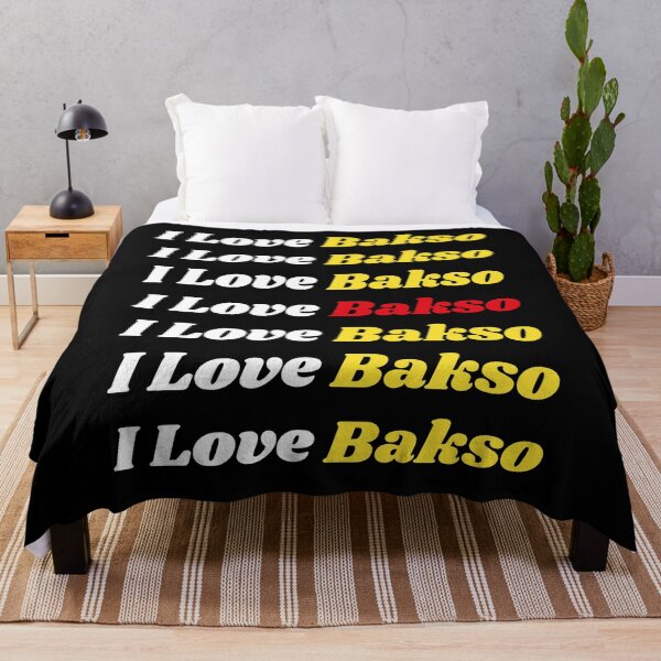 Item preview, 'I Love Bakso' Indonesian Traditional Food - Delicious Text Based Design designed and sold by Ridiculam Toga.