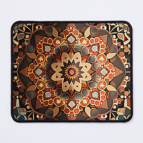 Item preview, Mosaic Bohemian Pattern Digital Painting designed and sold by CodeAndColors.
