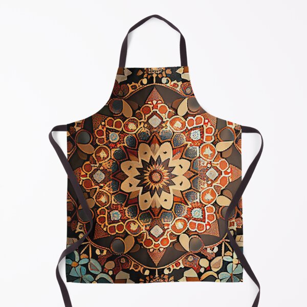 Item preview, Mosaic Bohemian Pattern Digital Painting designed and sold by CodeAndColors.