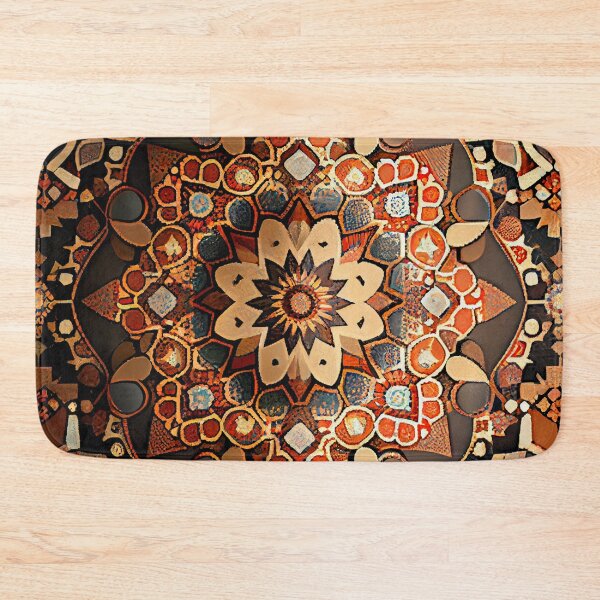 Item preview, Mosaic Bohemian Pattern Digital Painting designed and sold by CodeAndColors.