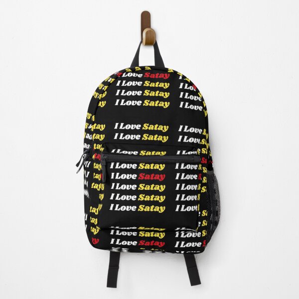 Item preview, 'I Love Satay' Indonesian Traditional Food - Delicious Text Based Design designed and sold by Ridiculam Toga.