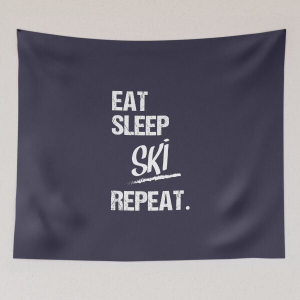 Item preview,  EAT SLEEP SKI REPEAT designed and sold by lepetitcalamar.