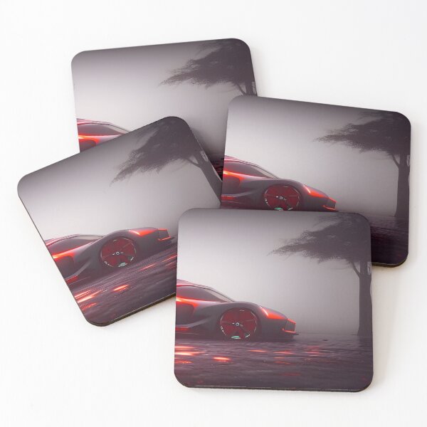 Item preview, Powerful Sports Car with Red Beams designed and sold by MIGSZ.