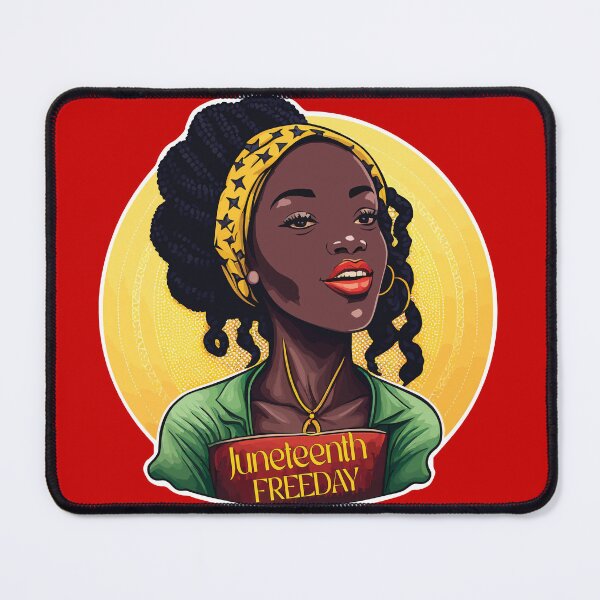 Item preview, Juneteenth Holiday Freedom Black Woman designed and sold by AreteSticker.