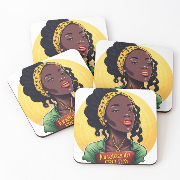 Item preview, Juneteenth Holiday Freedom Black Woman  designed and sold by AreteSticker.