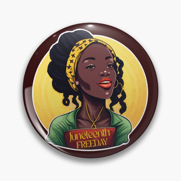 Item preview, Juneteenth Holiday Freedom Black Woman  designed and sold by AreteSticker.