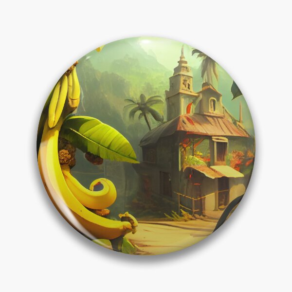 Artikelvorschau, Valley of Bananas and Fiddlesticks Digital Painting entworfen und verkauft von CodeAndColors.