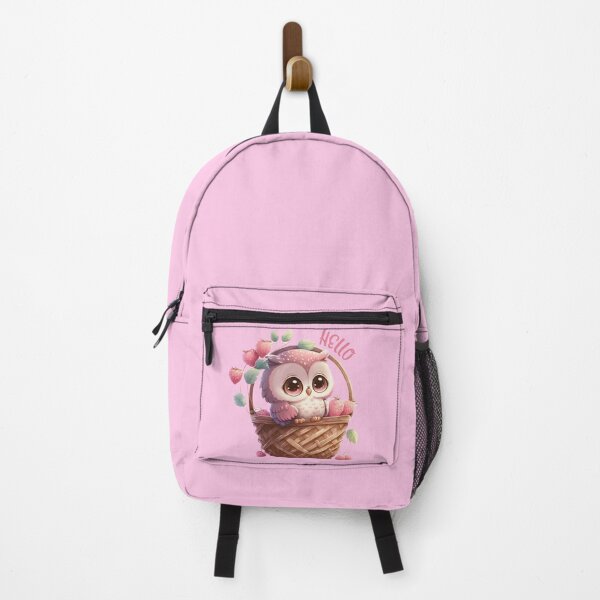 Item preview, Cute Baby Owl in a Basket - Say Hello designed and sold by CreativNode.