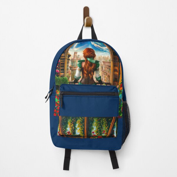 Item preview, Traveler's Balcony View- Emerald City designed and sold by CherWhiteRabbit.