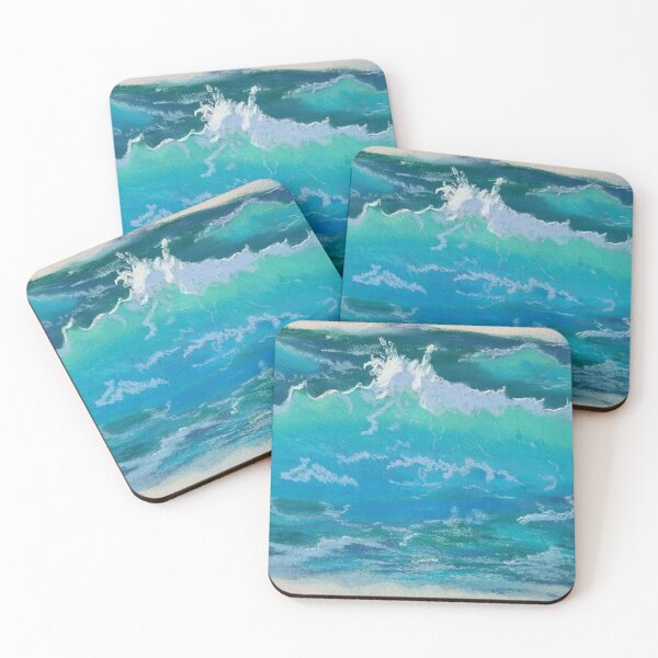 Item preview, Wave in soft pastel by Ros designed and sold by RoslynClark.