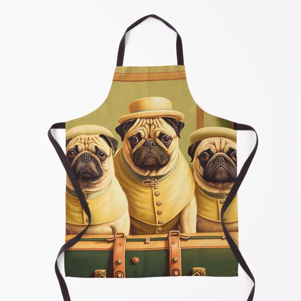 Artikelvorschau, Three pugs on a journey #6 entworfen und verkauft von Artistic Pandas.