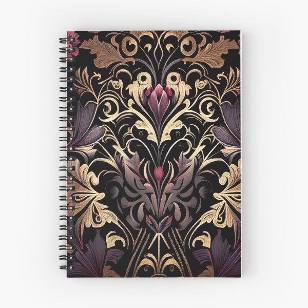 Item preview, Gothic Floral Pattern Digital Painting designed and sold by CodeAndColors.