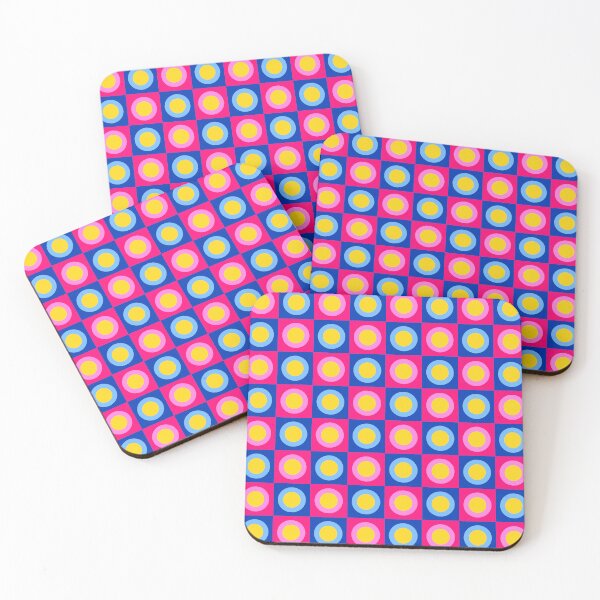 Item preview, retro geometrical pop art pattern designed and sold by pauloneill-art.