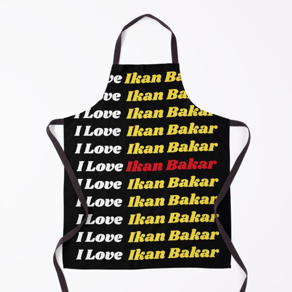 Item preview, 'I Love Ikan Bakar' Indonesian Traditional Food - Delicious Text Based Design designed and sold by Ridiculam Toga.