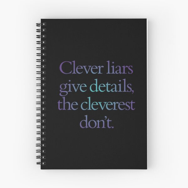Item preview, Clever liars give details, the cleverest don't. v.1 designed and sold by x1brett.