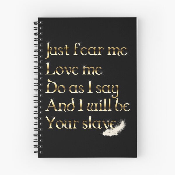 Item preview, Just Fear Me (black BG) designed and sold by Falln.