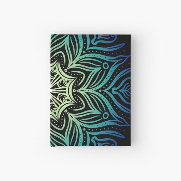 mandala gradient Hardcover Journal