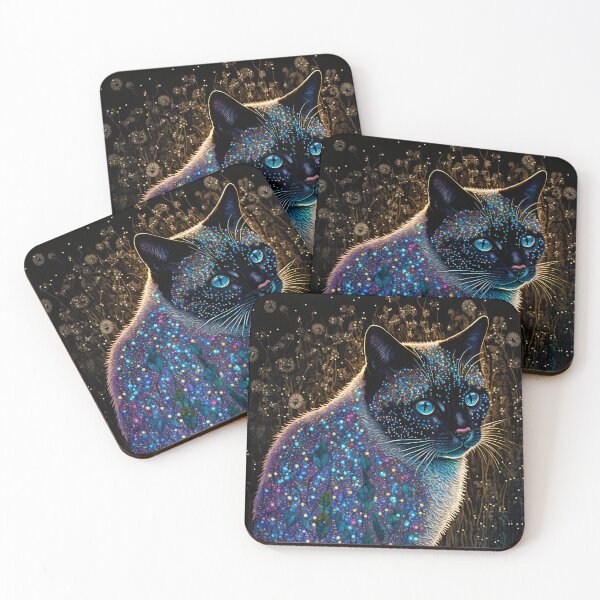 Item preview, Snowshoe Sparkle Cat 12 designed and sold by idreamaboutcats.