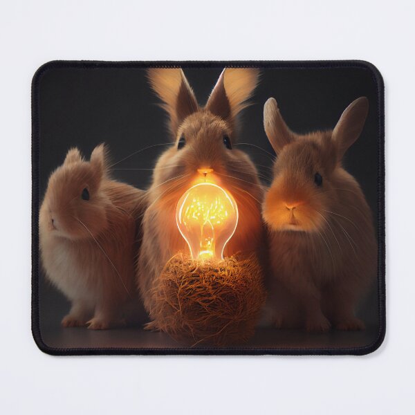 Item preview, Spectacle of Furry and bulbs Digital Painting designed and sold by CodeAndColors.