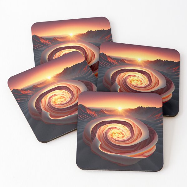 Item preview, Bacon in the Swirl of Dawn Digital Painting designed and sold by CodeAndColors.