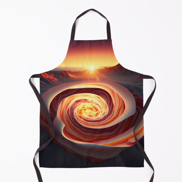 Item preview, Bacon in the Swirl of Dawn Digital Painting designed and sold by CodeAndColors.