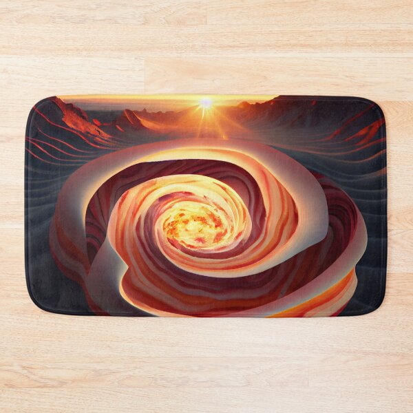 Item preview, Bacon in the Swirl of Dawn Digital Painting designed and sold by CodeAndColors.