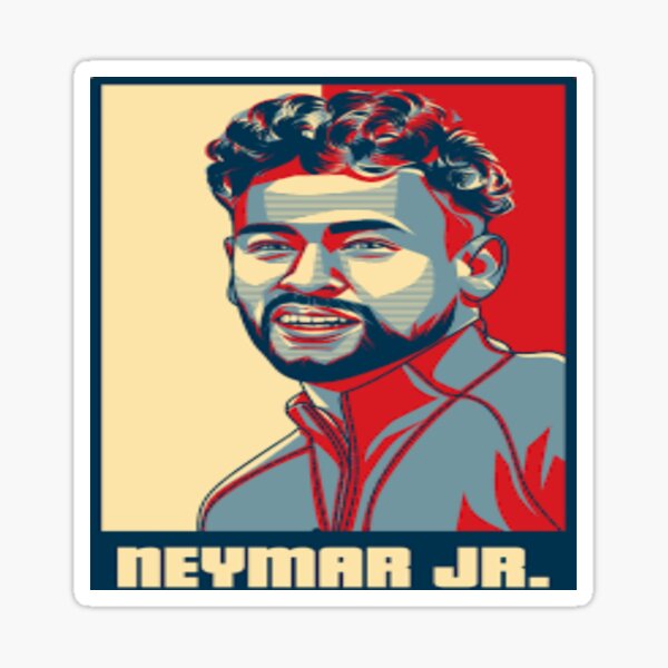 Neymar Jersey Sticker for Sale by juliamcc23