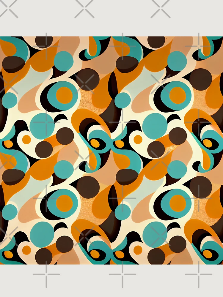 Thumbnail 6 von 6, Premium Oversized Pullover, Cartoon Balanced Elegant Scandifornian Pattern Digital Painting designt und verkauft von CodeAndColors.