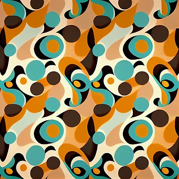 Vorschaubild zum Design Cartoon Balanced Elegant Scandifornian Pattern Digital Painting von CodeAndColors