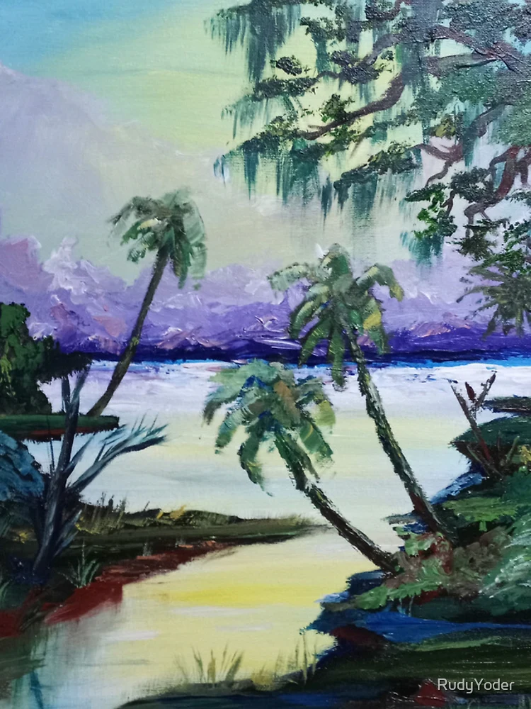 Thumbnail 4 of 4, iPhone Case, Everglade Night  designed and sold by RudyYoder.
