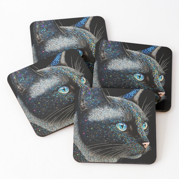 Item preview, Snowshoe Sparkle Cat 15 designed and sold by idreamaboutcats.