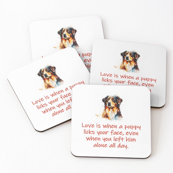 Item preview, Love Is When A Puppy Licks Your Face designed and sold by CrankyOldDude.
