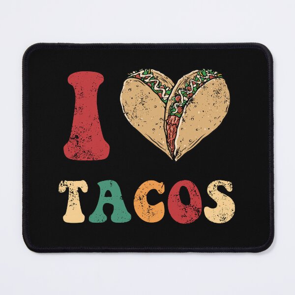 Item preview, I Love Taco Groovy Tacos Are My Valentine Retro designed and sold by iliasjeff.