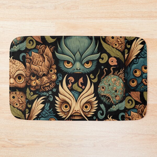 Item preview, Japanese traditional monster art pattern designed and sold by DivineMythos.