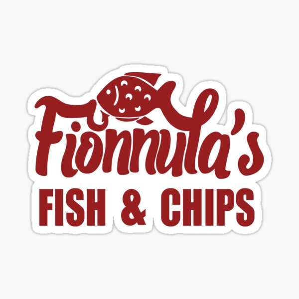 Vista previa del artículo con la obra «Pescado y patatas fritas de Fionnula», diseñado y vendido por The Junto Shop.