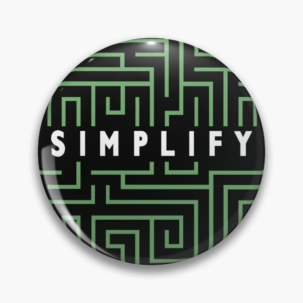 Item preview, Simplify designed and sold by MazeMaterials.