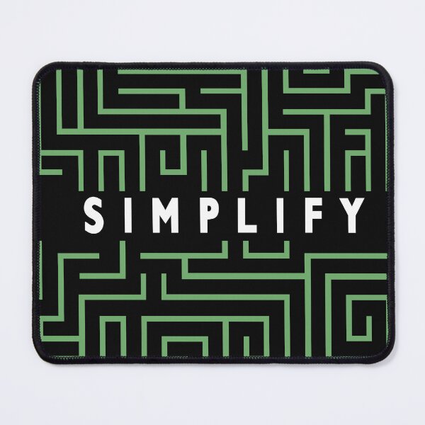 Item preview, Simplify designed and sold by MazeMaterials.