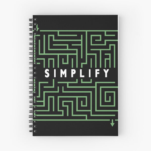 Item preview, Simplify designed and sold by MazeMaterials.