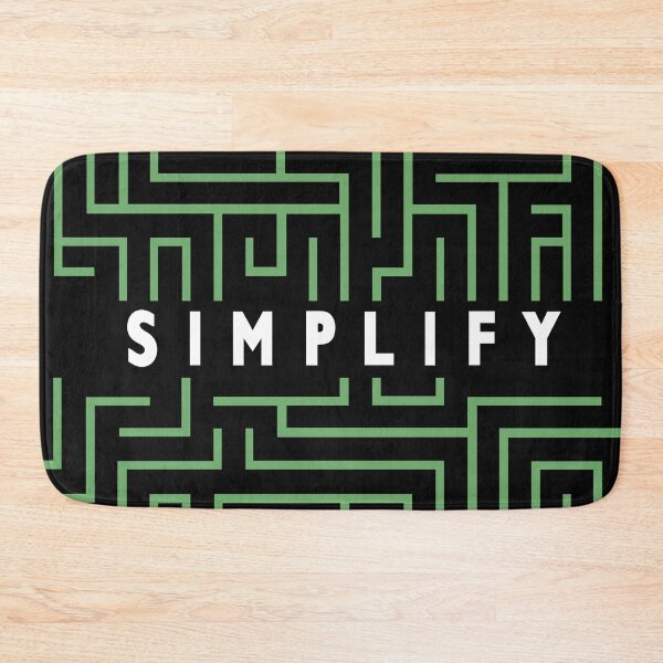 Item preview, Simplify designed and sold by MazeMaterials.