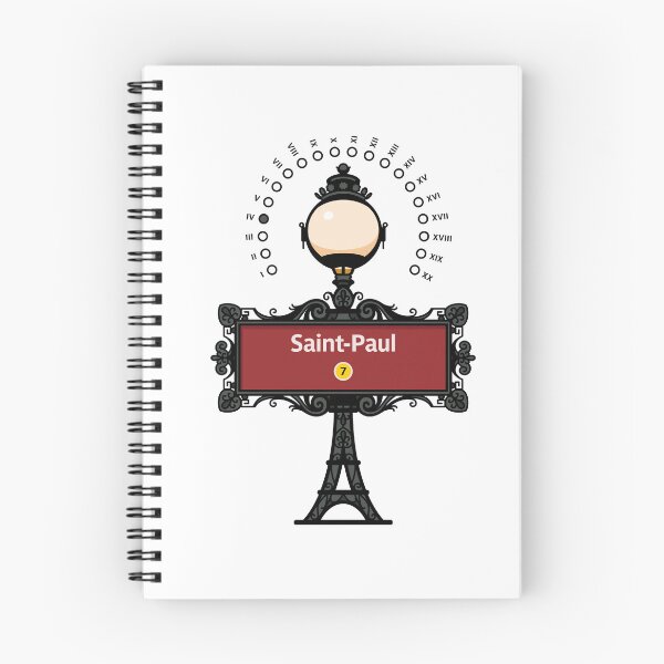 Item preview, Paris France Metro Sign Eiffel Tower - Saint-Paul designed and sold by ClickForMore.