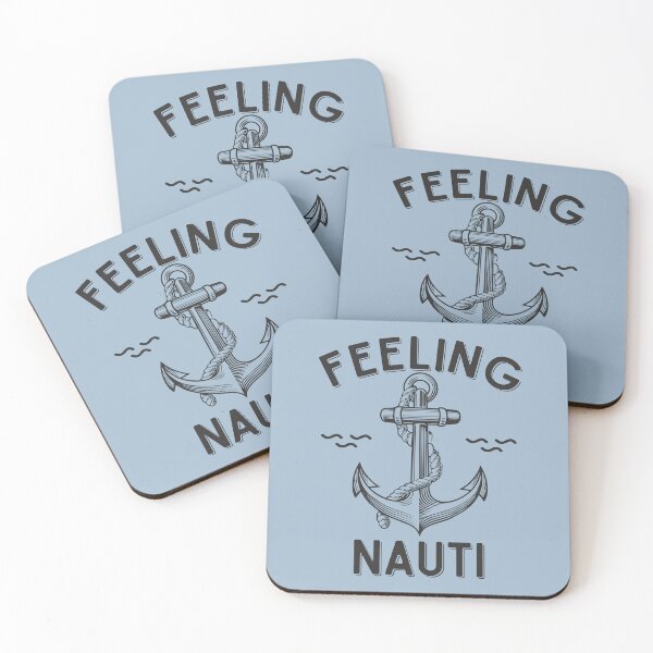 Item preview, Feeling Nauti Funny Nautical Sailing Humor Pun Gift designed and sold by alenaz.
