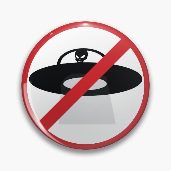 Artikelvorschau, Keine UFOs erlaubt entworfen und verkauft von ProhibitionStickers.