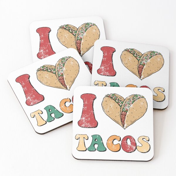Item preview, Retro I Love Taco Groovy Tacos Are My Valentine designed and sold by iliasjeff.