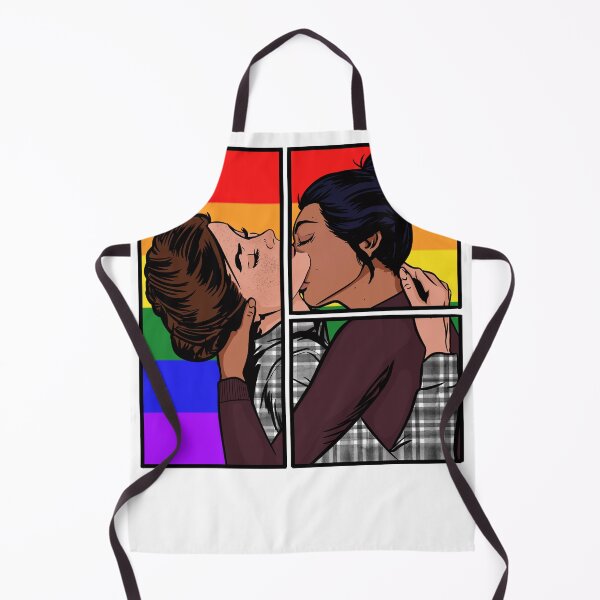 Item preview, Ellie and Dina - LGBTQ+ Flag - Comic Panel designed and sold by gaslight-n.