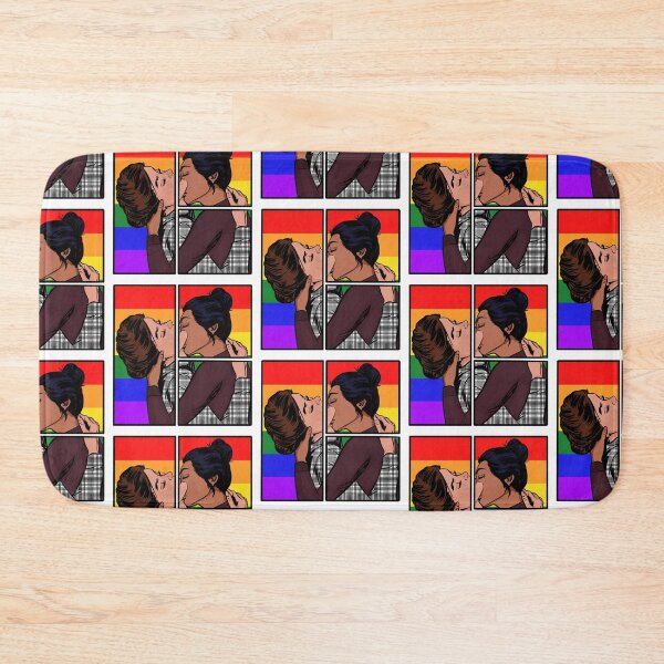 Item preview, Ellie and Dina - LGBTQ+ Flag - Comic Panel designed and sold by gaslight-n.
