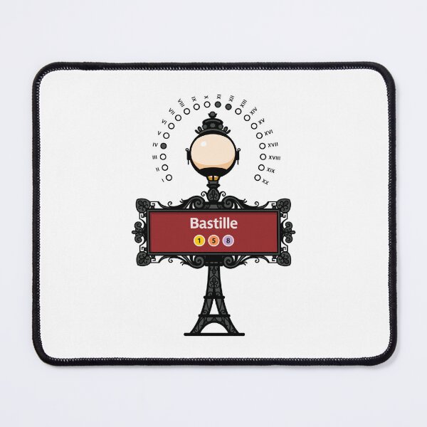 Item preview, Paris France Metro Sign Eiffel Tower - Bastille designed and sold by ClickForMore.