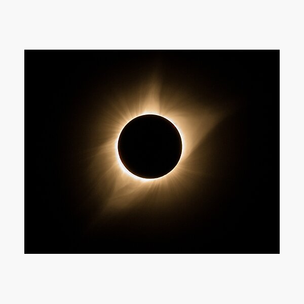 2017 Total Solar Eclipse - Corona IIIa Photographic Print