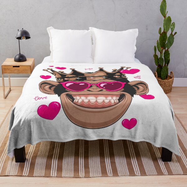 Item preview, Chimpanzee Valentines Day Gift Heart Glasses Monkey designed and sold by iliasjeff.