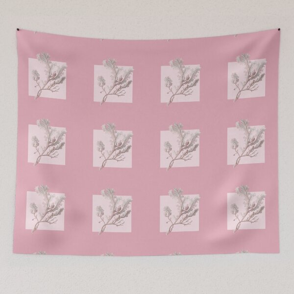 Item preview, Botanical seaweed in rose designed and sold by LisaLeQuelenec.